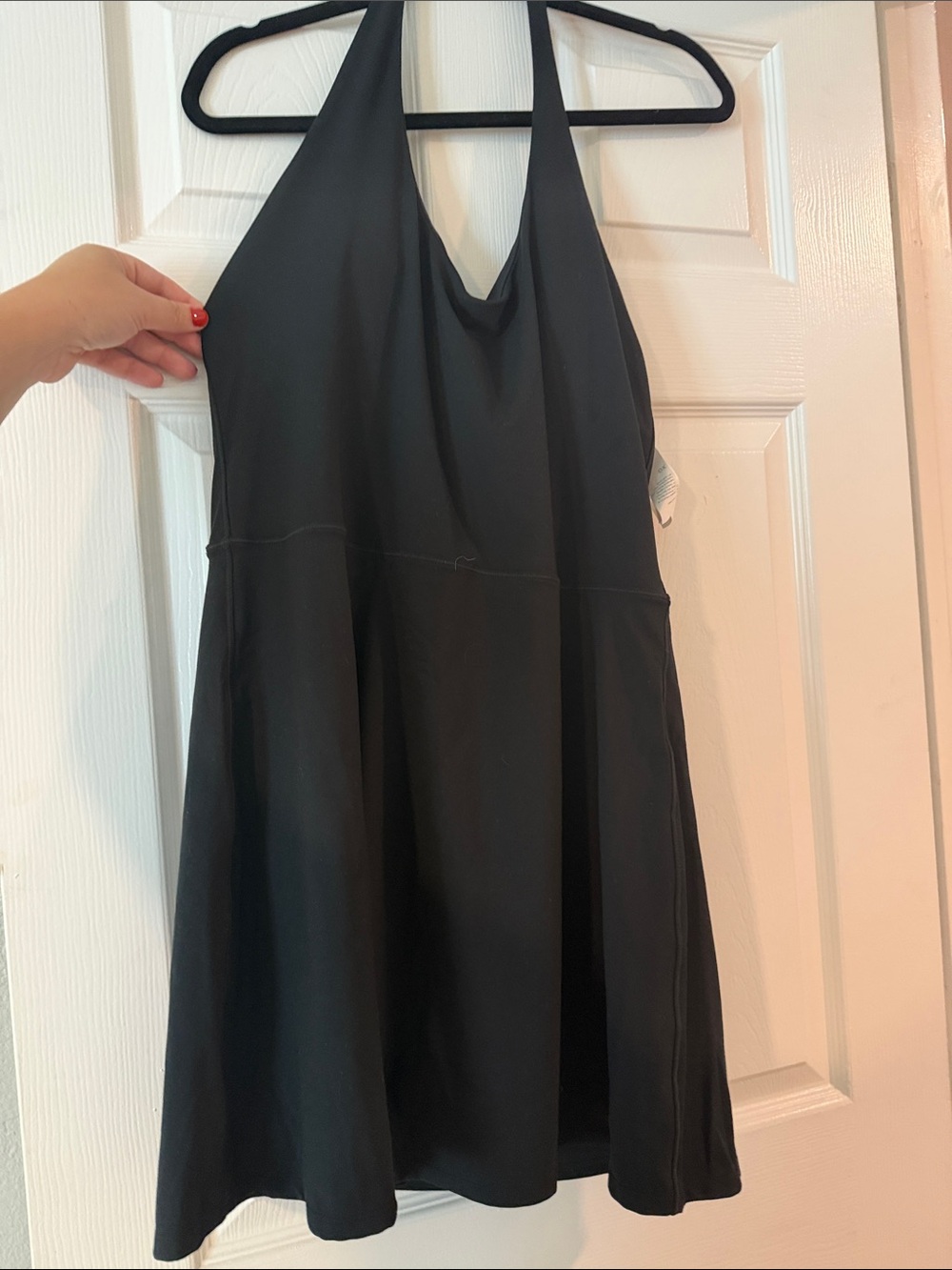 Fabletics Black Halter Mini Dress